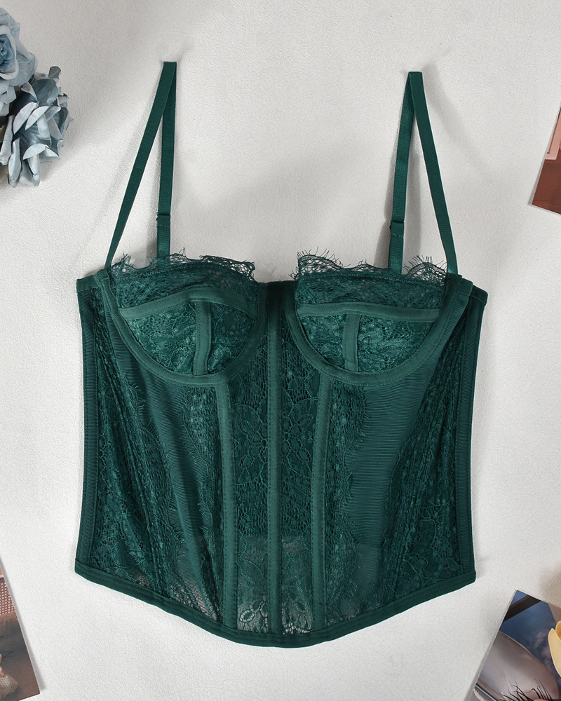Lace Cutout Camisole Top