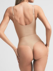 Deep Plunge Thong Bodysuit