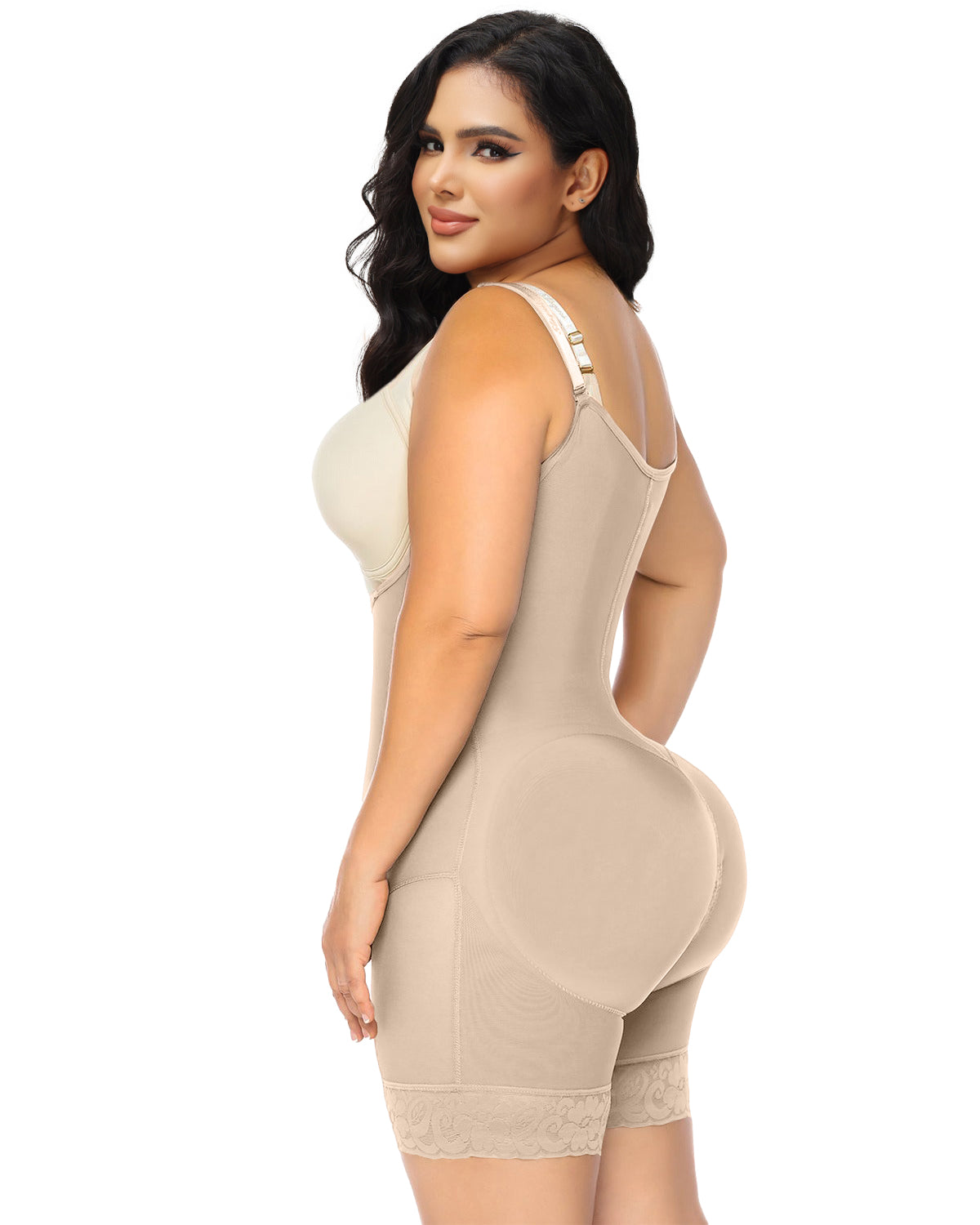 Tummy Control Body Shaper Open Crotch Butt Lifting Shapewear