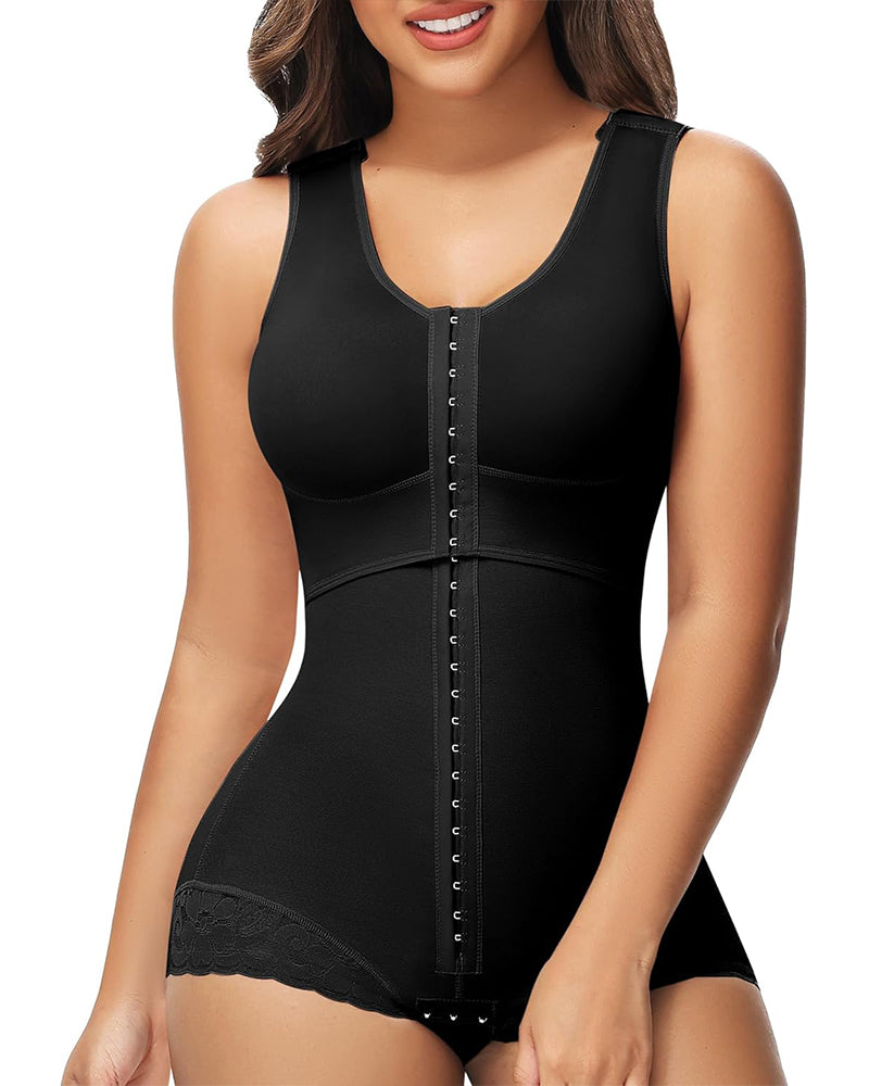 Butt Lifting Hook & Eye Tummy Control Slimming Body Shaper