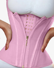 Waist Trainer for Vest Body Shaper Cincher Trimmer Tank Top Sport Girdle with Steel Bones