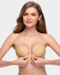 Adhesive Push-up Reusable Self Silicone Bra