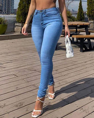 Peach Hip Skinny Jeans