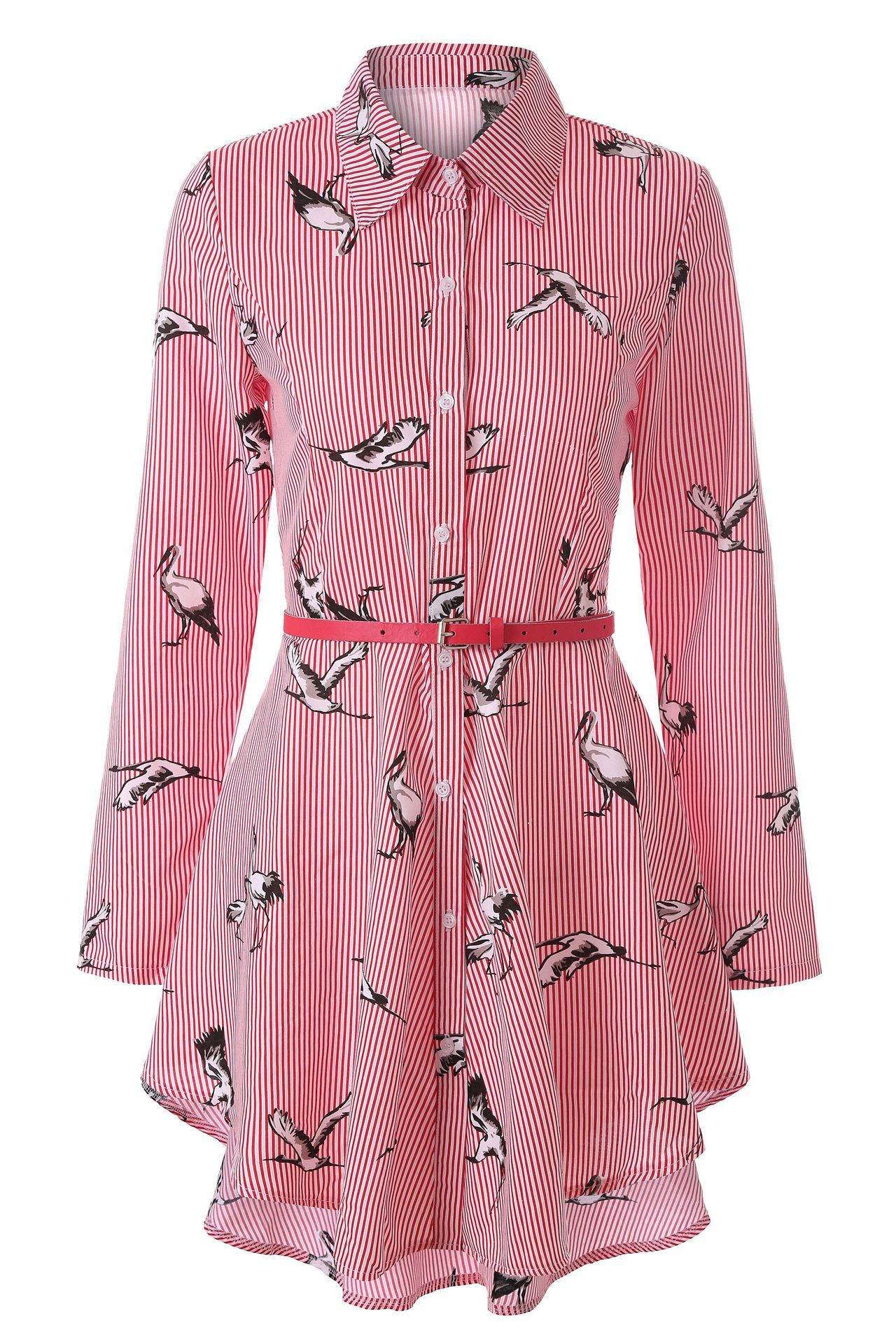 Long sleeve striped shirt