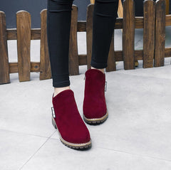 flat-soled boots