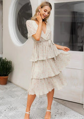 Fairy Cascading Ruffle Dress