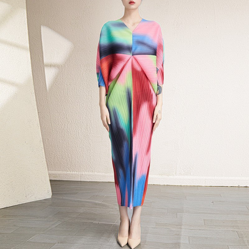 Personality Pleated Dress Women