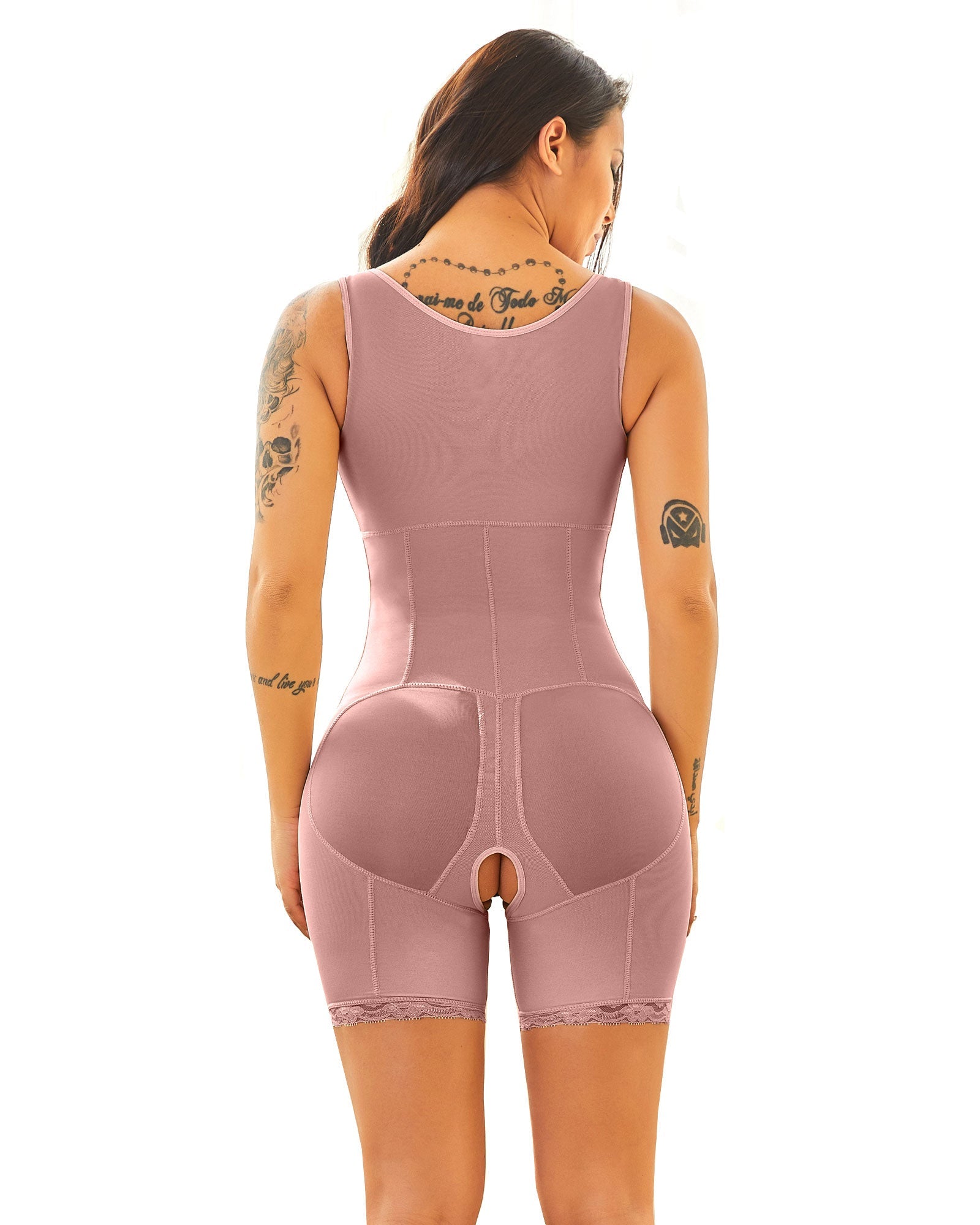 Slimming Bodysuit Underwear Butt Lifter Plus Size Shapewear Zipper Control Abdomen Hip-lifting Body Shaper