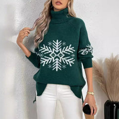 High Collar Christmas Sweaters Clothing