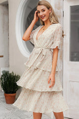 Fairy Cascading Ruffle Dress
