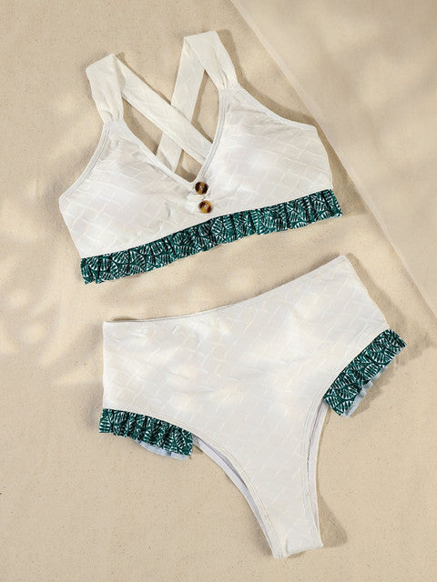 Floral Swimsuit Bikini Set