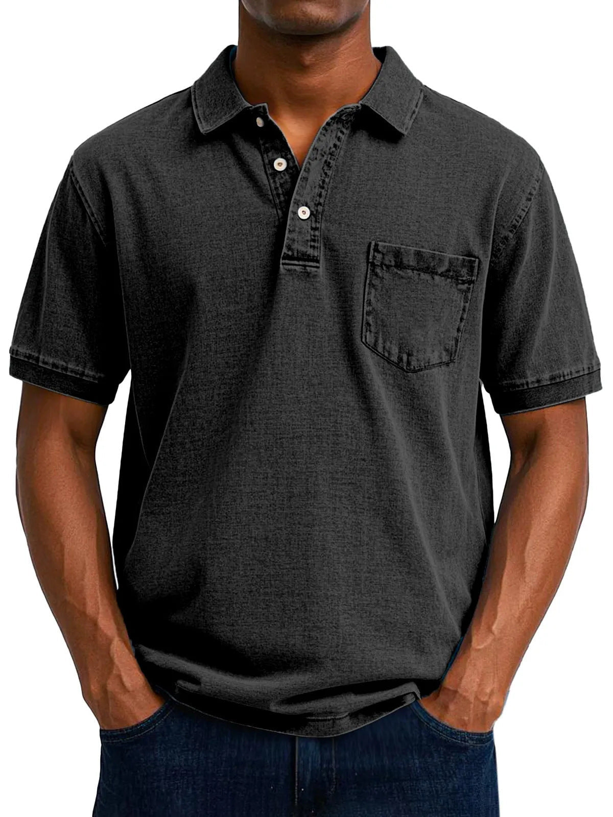 Plus Size Printed Men's Loose Trendy Short Sleeve Shirt