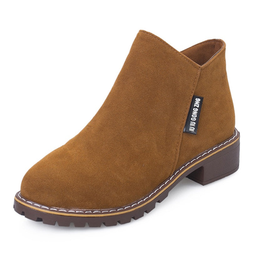 flat-soled boots