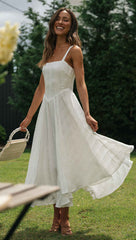 Temperament Halter Irregular Hem Long Dresses