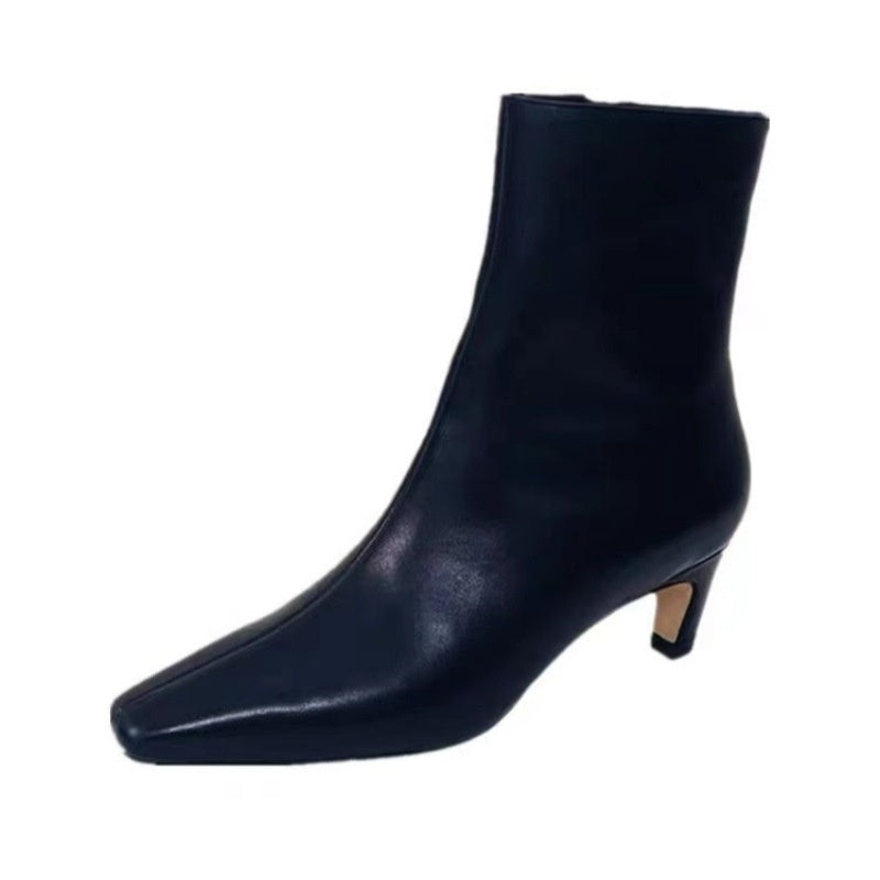 Womens Genuine Leather Snow Boots For Cowhide