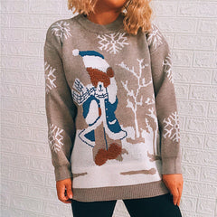 Christmas Theme Sweater Snowflake