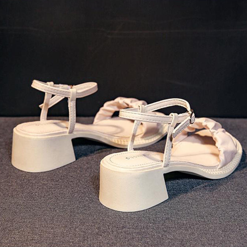 Personality Ankle-strap Buckle Sandals Women