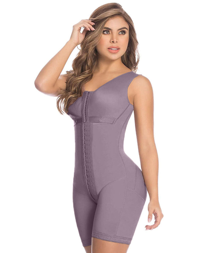 Tummy Control Shapewear High Compression Faja Bodysuit Postpartum