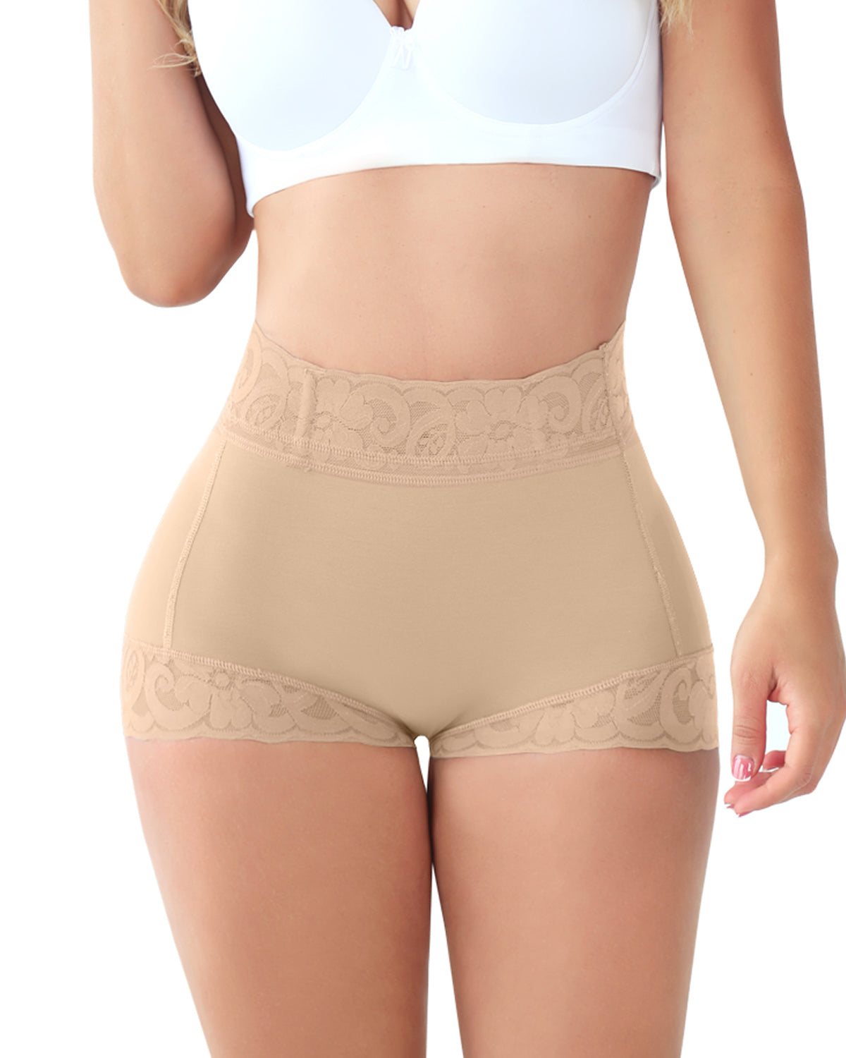 4001 Lace Classic Daily Wear Bodysuit Butt Lifter Panty Smoothing Brief-2