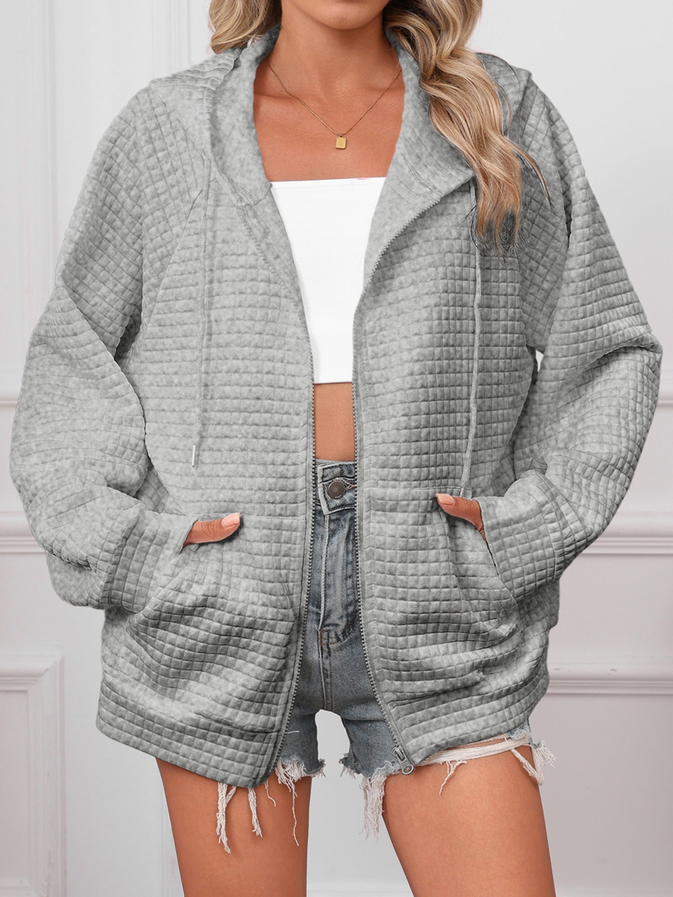 Casual Zipper Jacket Coat
