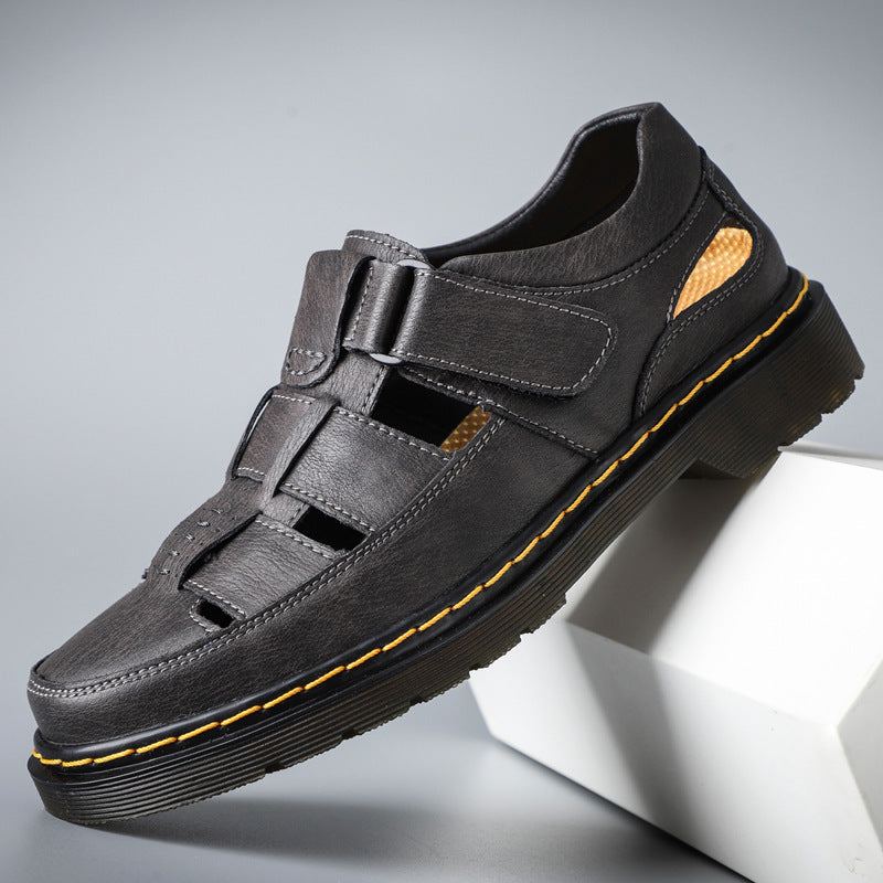 Men's Leather Breathable Sandals