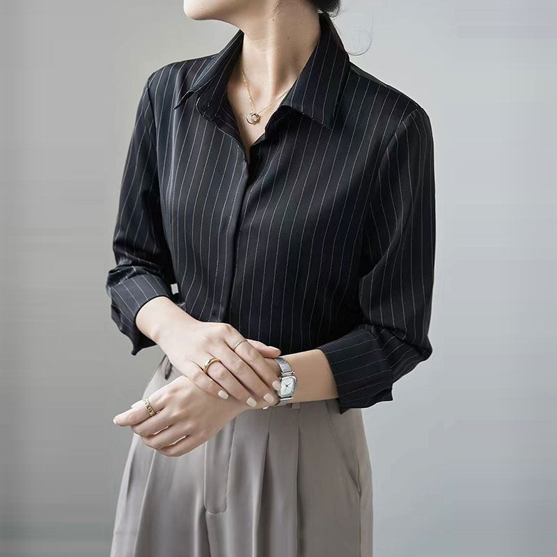 Checkered Vintage Satin Shirt