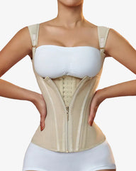 Waist Trainer for Vest Body Shaper Cincher Trimmer Tank Top Sport Girdle with Steel Bones