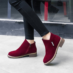 flat-soled boots