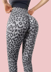 High waist peach hip lift yoga fitness pants