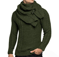 Men Sweater Slim Fit Pullover Man Warmth Tops