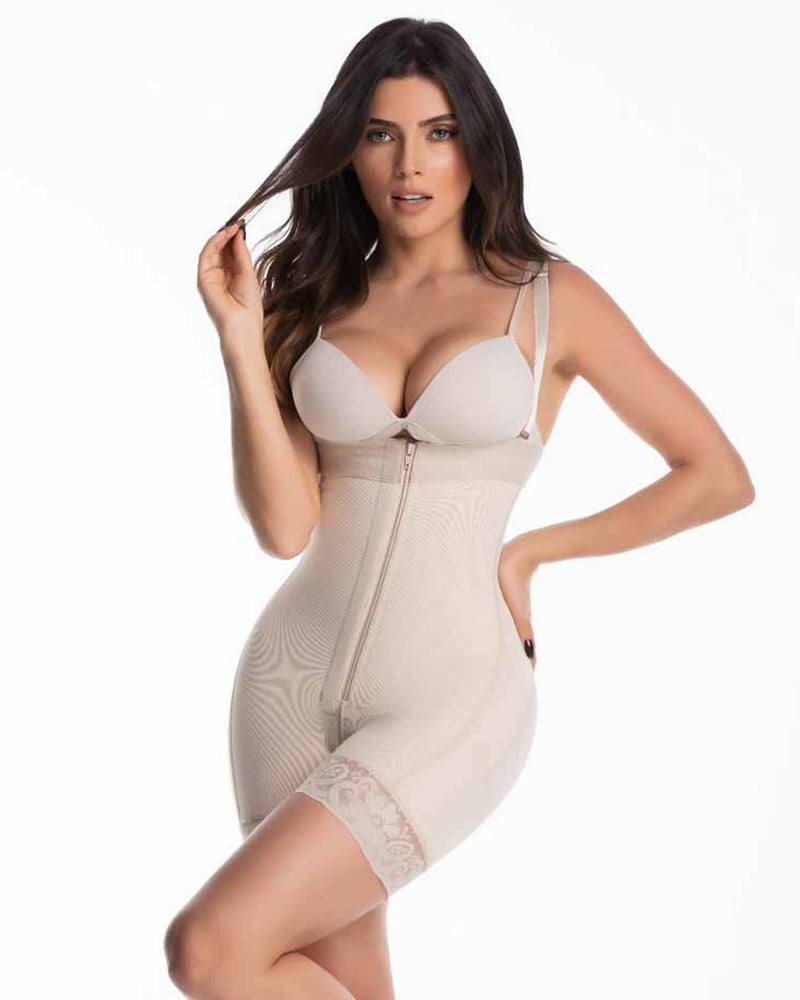 Postpartum Recovery Adjustable Shapewear Slimming Fajas Lace Body Shaper
