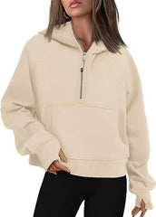 Zipper Hoodies Sweatshirts With Pocket Loose Sport Tops Long Sleeve Pullover Sweaters Fall Outfits Clothing