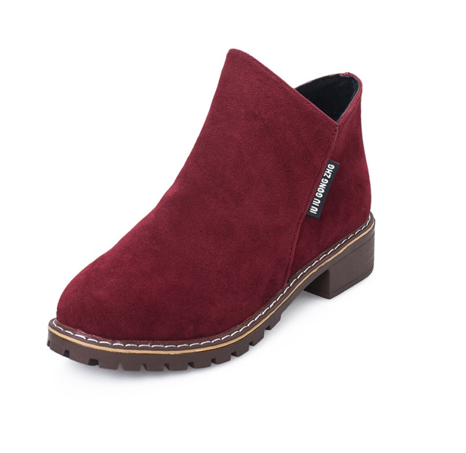 flat-soled boots