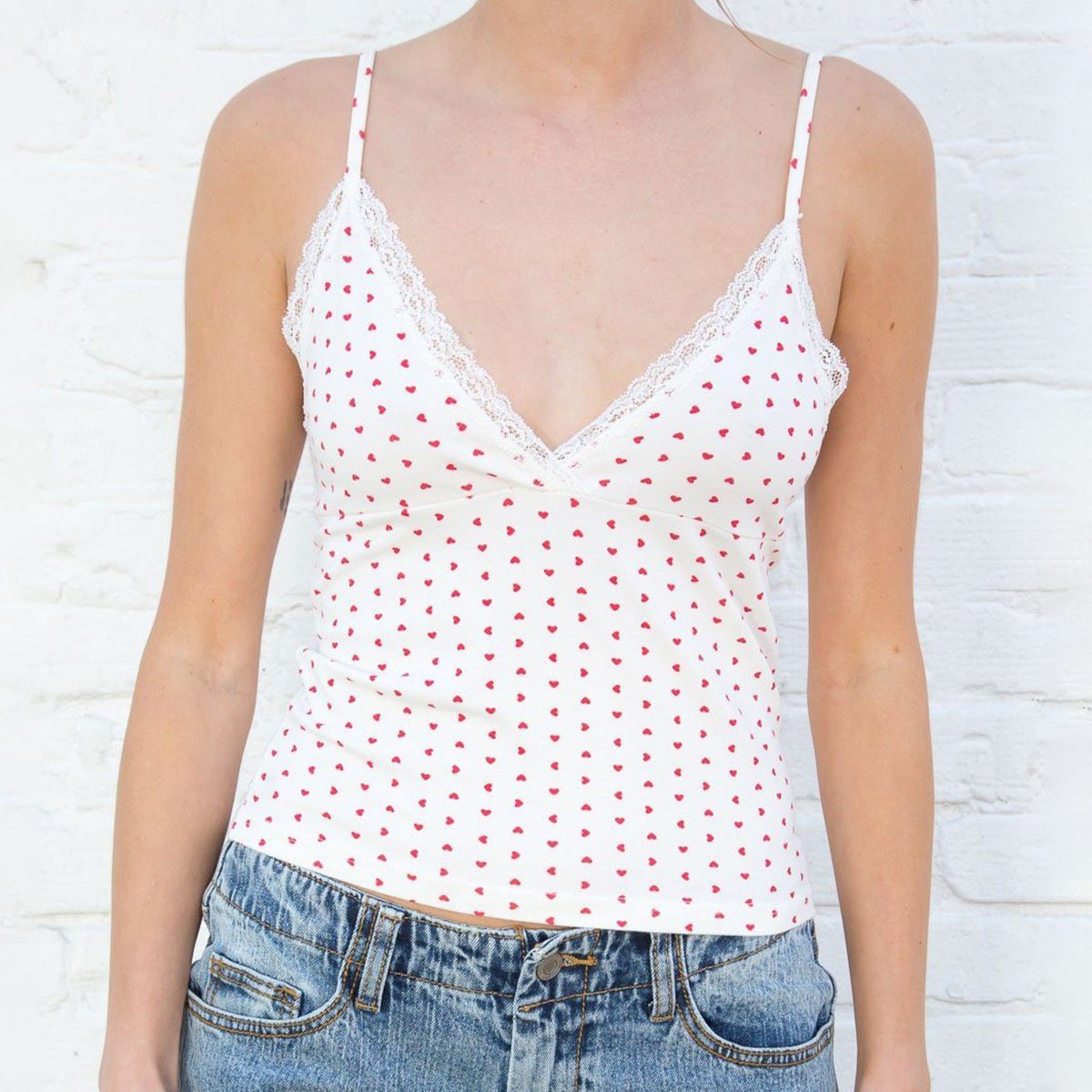 Ladies Simple Love Printed Camisole