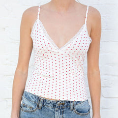 Ladies Simple Love Printed Camisole