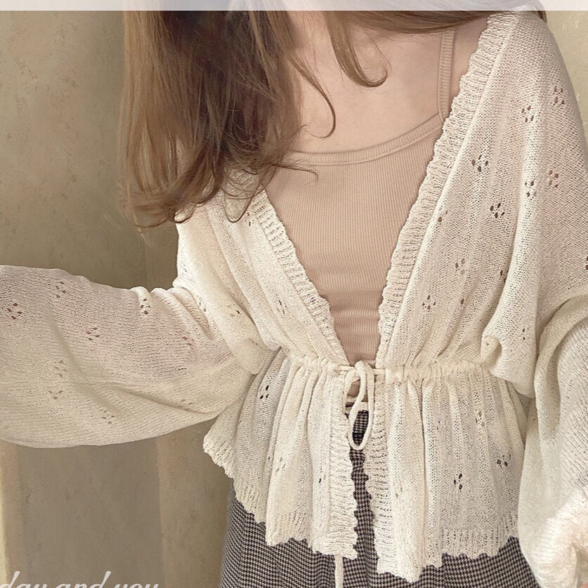 Vintage Knitting Cardigan Coat Women