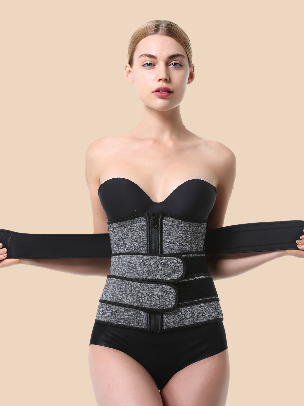 Sweat Belt Sports Abdominal Belt Shapewear Triple Reinforcement Belt