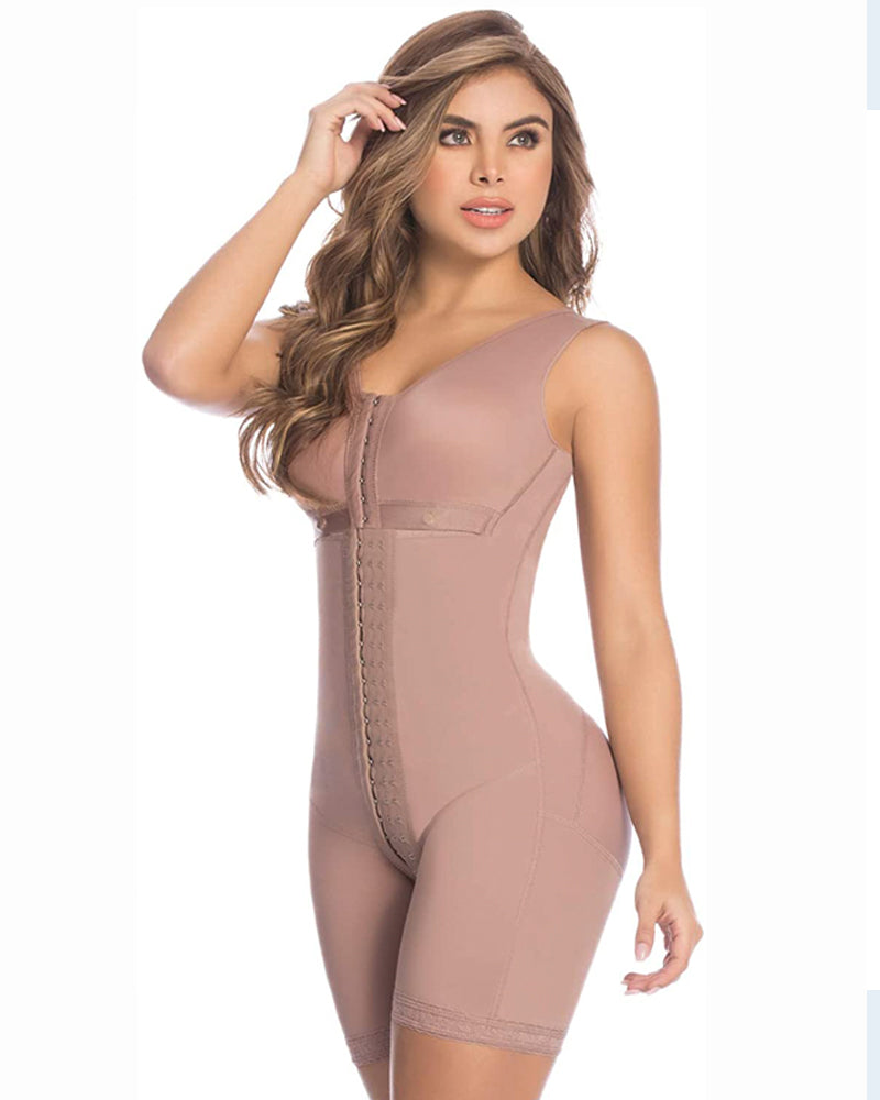 Tummy Control Shapewear High Compression Faja Bodysuit Postpartum