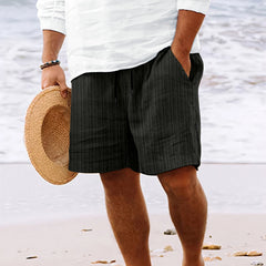 Stripe Print Shorts Drawstring Sweatpants Casual Clothing For Men