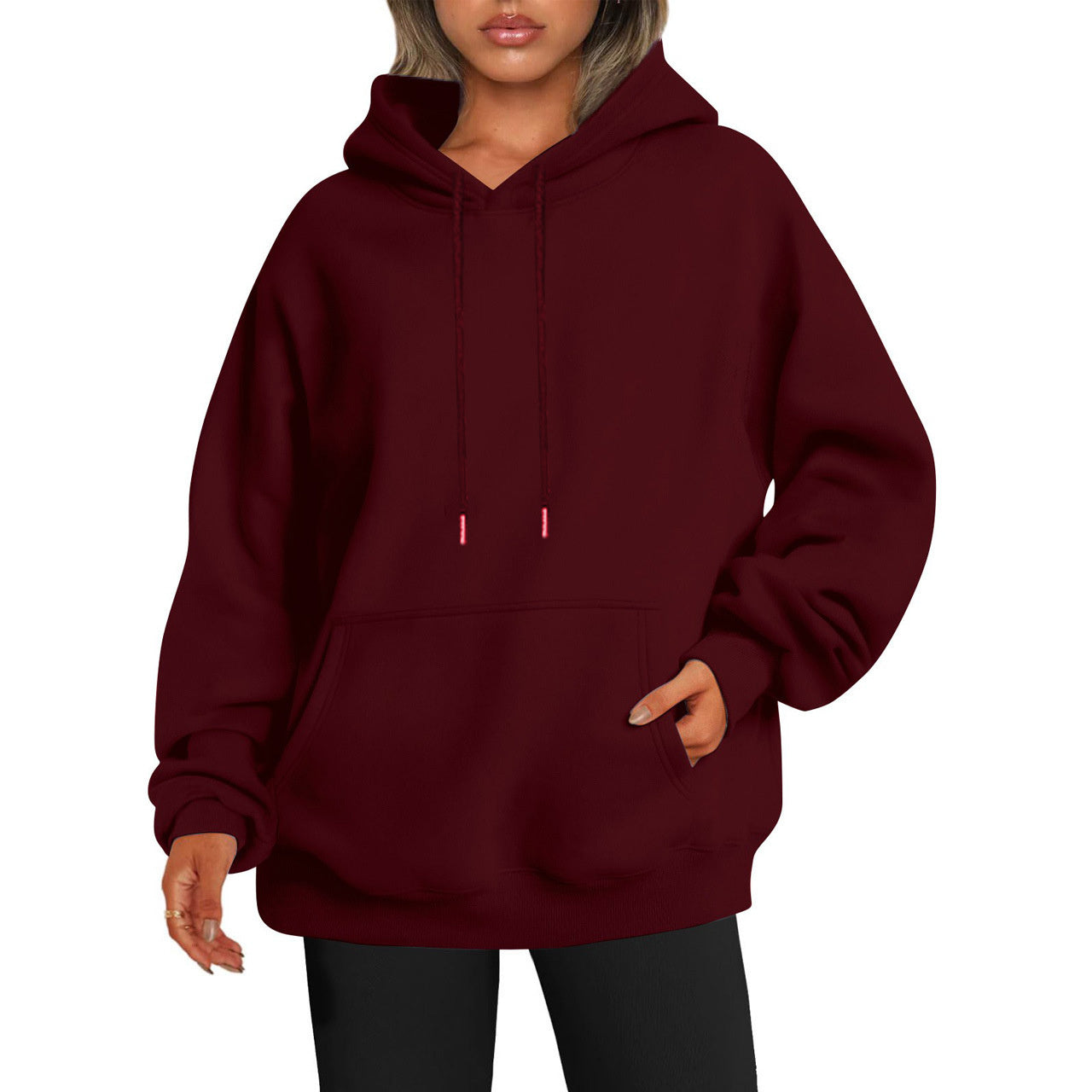 Men's And Casual Exercise Drop-shoulder Sleeve Hoodie