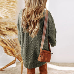 Loose And Lazy Style Dress Sweater
