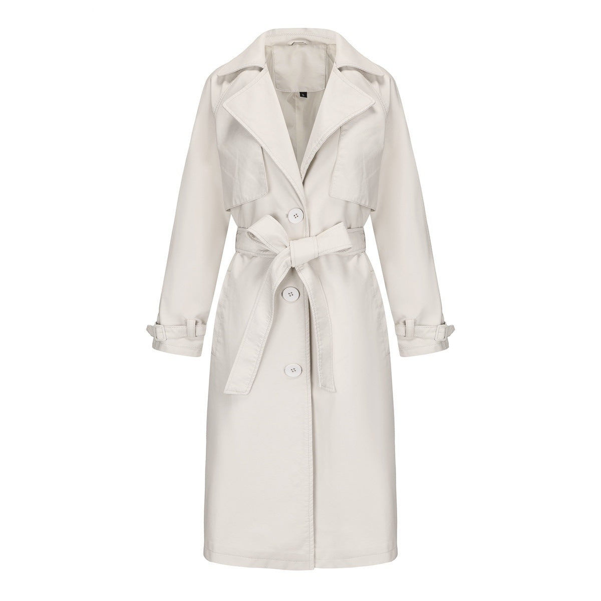 Spring Womens Trench Coat Long Loose Jacket