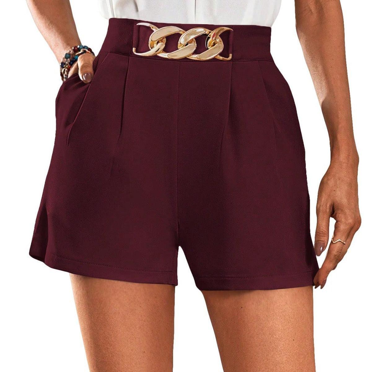 Elegant High Waist Shorts