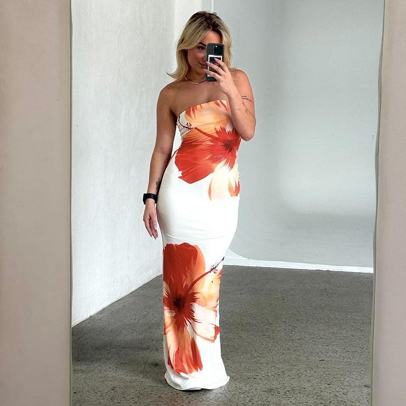 Leisure Vacation Tube Top Dress
