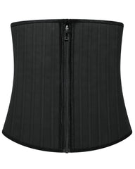 Corset Latex Buckle Waist Corset Belt LATEX Rubber Straps Corset