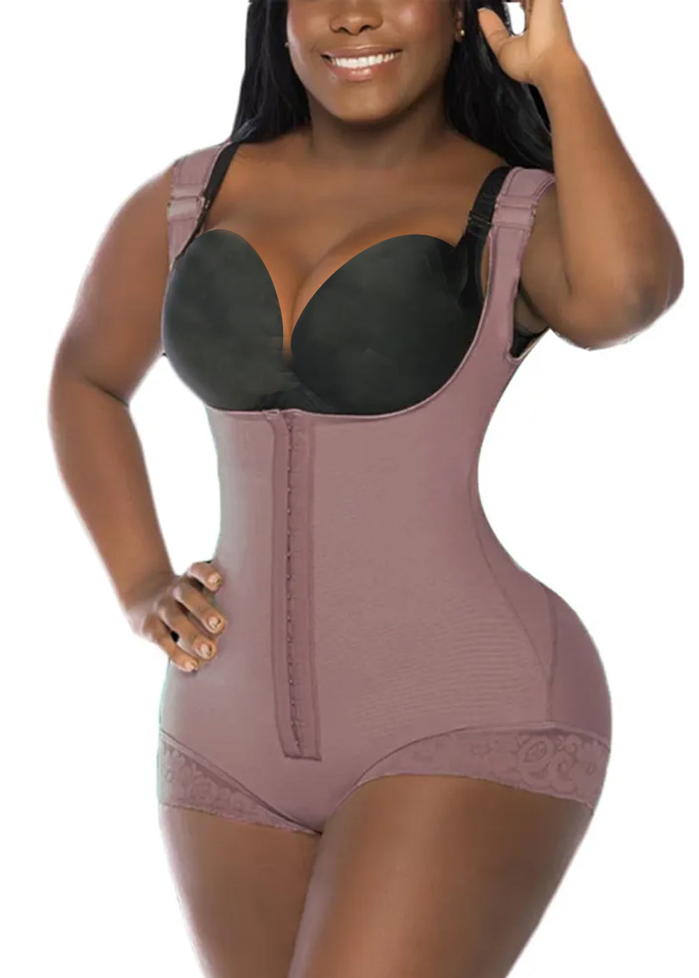 Shapewear Adjustable Shoulder Strap With Strong Compression Slimming Bodysuit