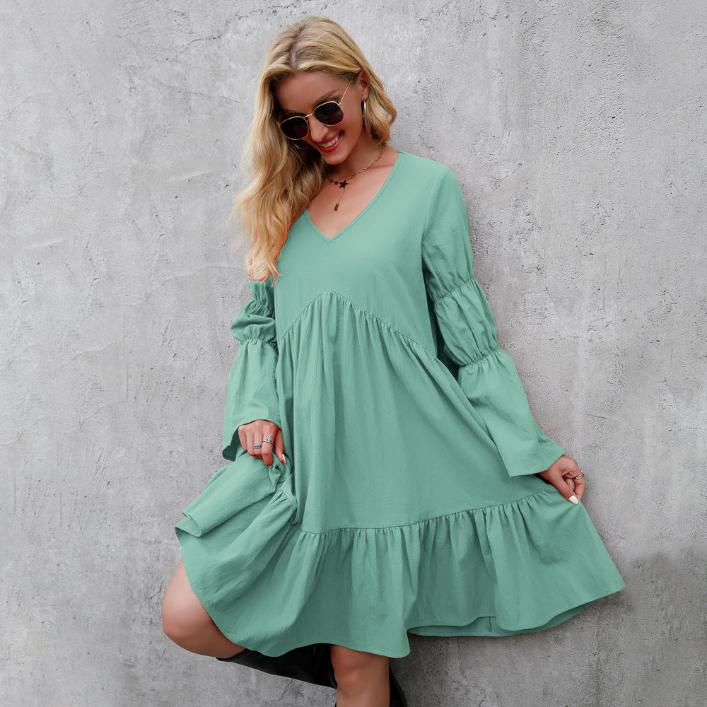 Resort Dresses Long Sleeves Dress
