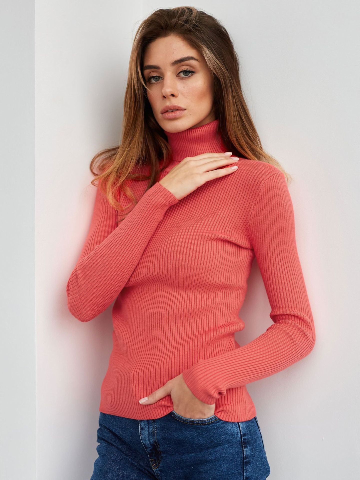 Turtleneck Sweaters Bottoming Shirt And American