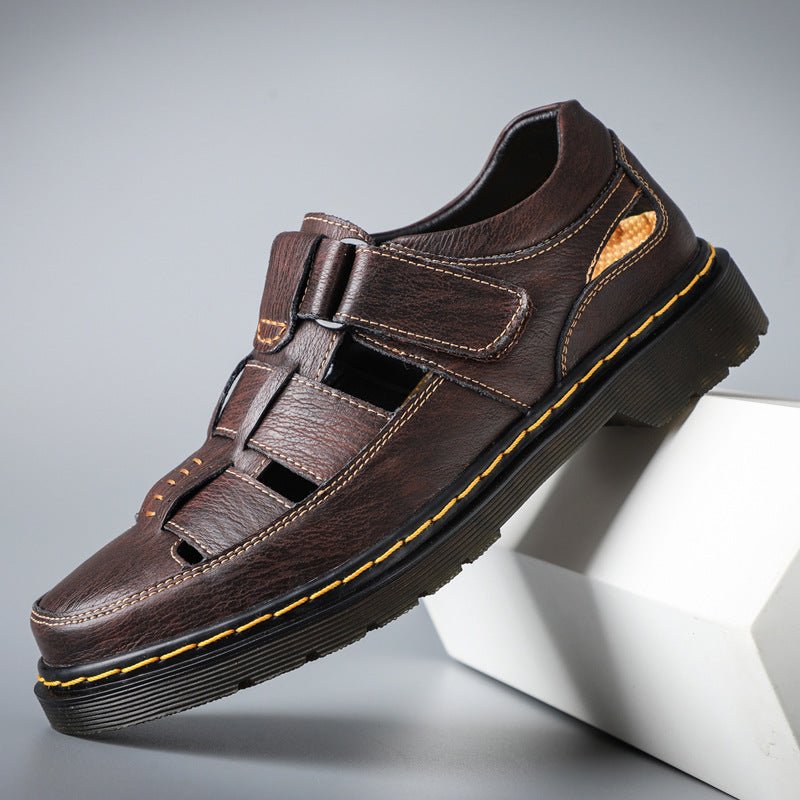 Men's Leather Breathable Sandals