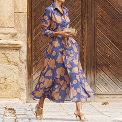 Printed Midi Dress
